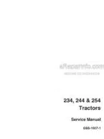 Photo 5 - Case 234 244 254 Service Manual Tractor GSS15071R0