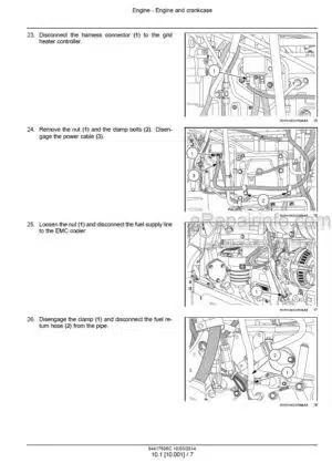 Photo 6 - Case 235 260 290 315 340 Magnum Service Manual Tractor 84417606