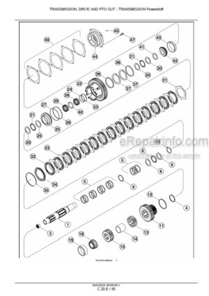 Photo 14 - Case 235 260 290 315 340 Magnum Service Manual Tractor 84533029