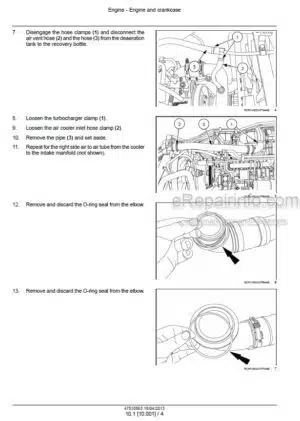 Photo 7 - Case 235 260 290 315 345 Magnum PST Service Manual Tractor