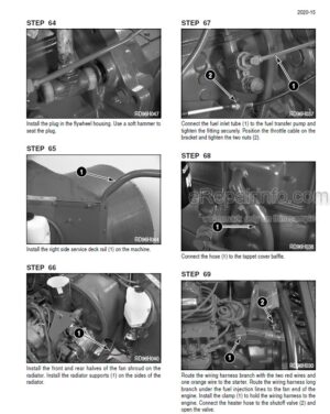 Photo 2 - Case 2377 2388 2577 2588 Service Manual Combine 84125893