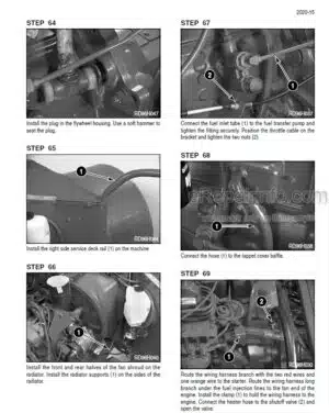 Photo 7 - Case 2377 2388 2577 2588 Service Manual Combine 84125893