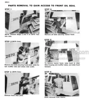 Photo 1 - Case 2470 2670 Service Manual Tractor 9-78206R0