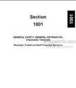 Photo 5 - Case 2500 3000SP Service Manual Sprayer 7-74070