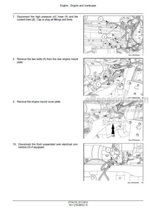 Photo 11 - Case 250 280 310 340 Magnum PST Service Manual Tractor 47794735
