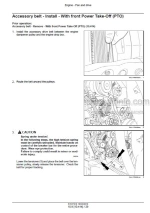 Photo 14 - Case 250 280 310 340 380 Magnum Rowtrac CVT Service Manual Tractor 51537910