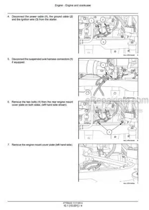 Photo 8 - Case 70 80 90 95 Farmall Service Manual Tractor 84253591