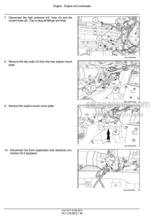 Photo 7 - Case 250 280 310 340 Magnum Rowtrac PST Service Manual Tractor 47917977