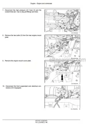 Photo 12 - Case 250 280 310 340 Magnum Rowtrac PST Service Manual Tractor 47917977