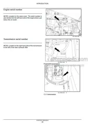 Photo 8 - Case 250 280 310 340 Magnum Rowtrac PST Service Manual Tractor 51537918