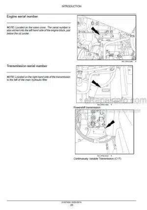 Photo 7 - Case 245 255 Service Manual Tractor 8-29260R0