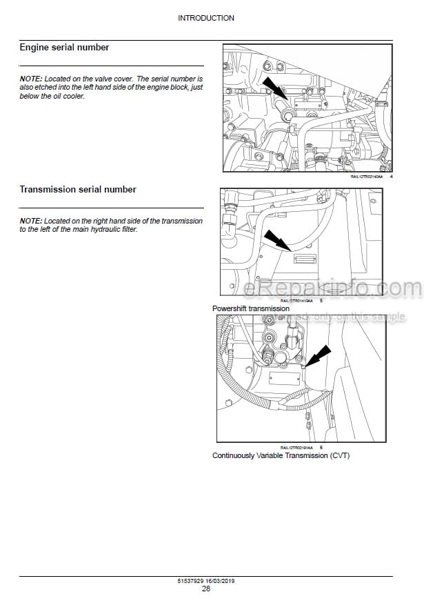 Photo 1 - Case 250 280 310 340 Magnum Rowtrac PST Service Manual Tractor 51537929