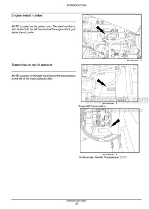 Photo 13 - Case 250 280 310 340 380 Magnum Rowtrac CVT PST Service Manual Tractor 51537909