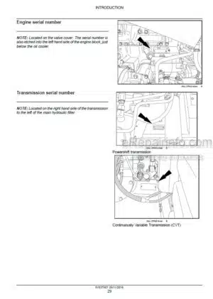 Photo 7 - Case 260 290 315 340 Magnum Tier 3 Service Manual Tractor 47681312