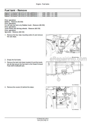 Photo 15 - Case 250 280 310 340 380 Magnum Rowtrac CVT Service Manual Tractor 47799448