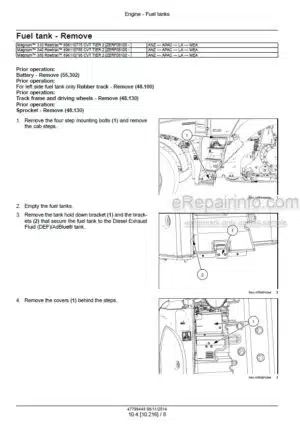 Photo 11 - Case 250 280 310 340 380 Magnum Rowtrac CVT Service Manual Tractor 47799448