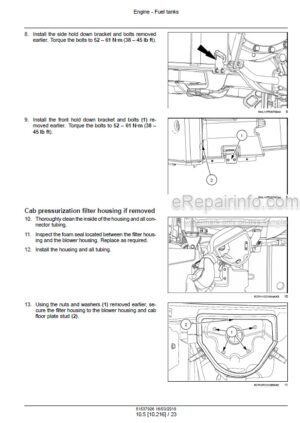 Photo 12 - Case 250 280 310 340 380 Magnum Rowtrac CVT Service Manual Tractor 51537926