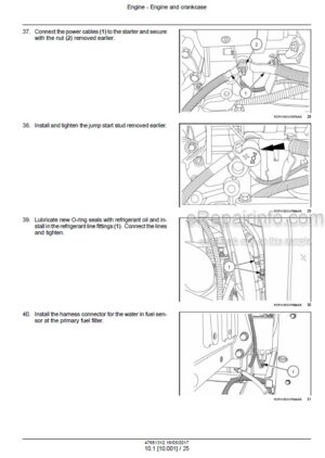 Photo 9 - Case 250 280 310 340 380 Magnum Rowtrac CVT PST Service Manual Tractor 51537909