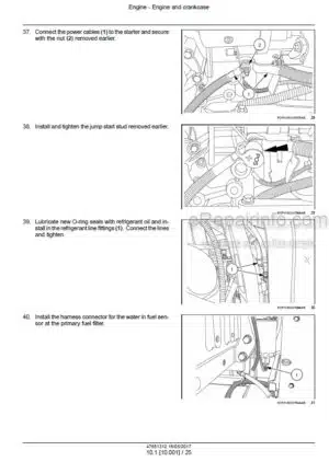 Photo 10 - Case 260 290 315 340 Magnum Tier 3 Service Manual Tractor 47681312