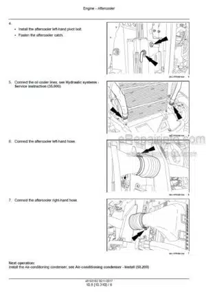 Photo 10 - Case 270CVT 300CVT Optum Tier 4B Final Service Manual Tractor 48193162