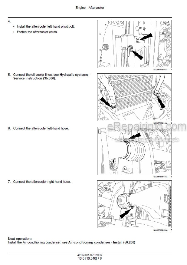 Photo 1 - Case 270CVT 300CVT Optum Tier 4B Final Service Manual Tractor 48193162
