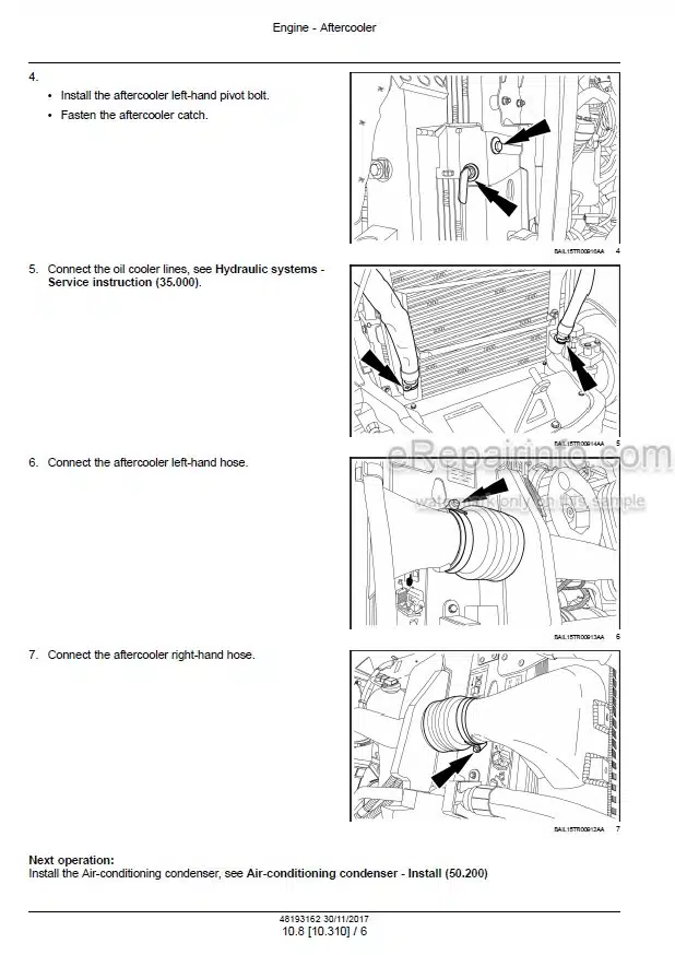 Photo 1 - Case 270CVT 300CVT Optum Tier 4B Final Service Manual Tractor 48193162