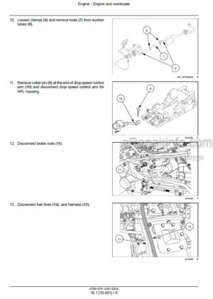 Photo 7 - Case 35 Maxxfarm Preliminary Service Manual Tractor 47673549
