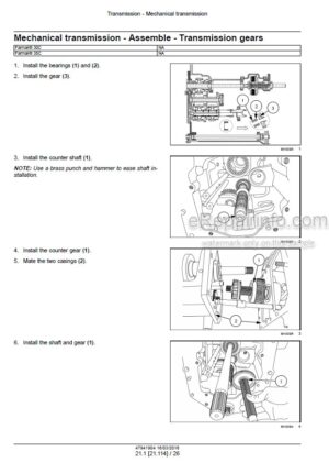 Photo 7 - Case DC162 Service Manual Disc Mower Conditioner 84207372