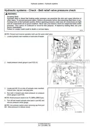 Photo 7 - Case 3152 3162 Service Manual Draper Header 48144004