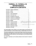 Photo 4 - Case 31 35 Farmall Service Manual Tractor 84132127