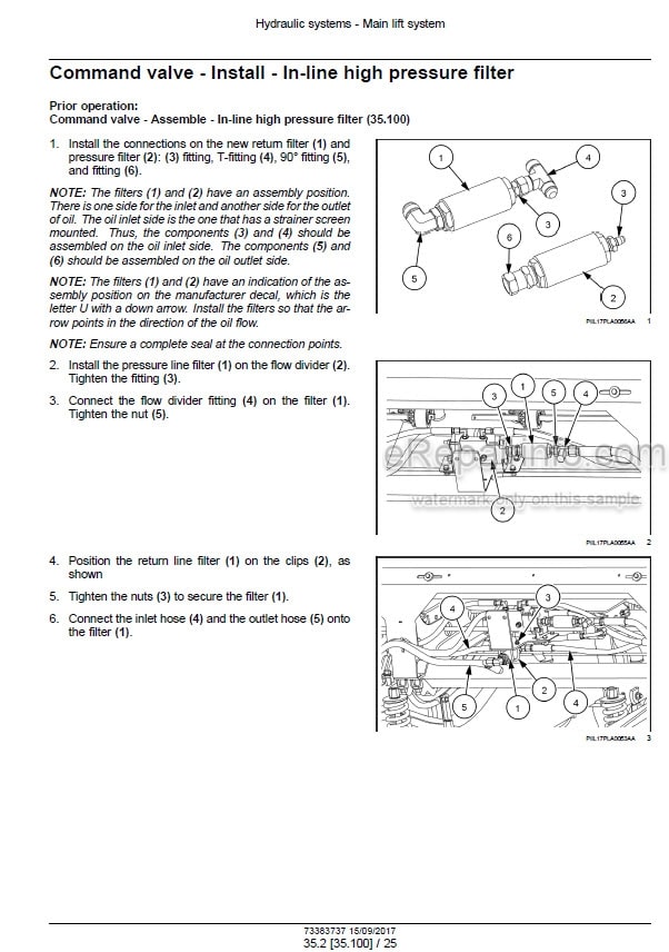 Photo 1 - Case 3211 3213 3215 3217 3219 3224 3228 3232 3236 Easy Riser Service Manual Planter 73383737