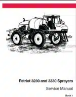 Photo 4 - Case 3230 3300 Patriot Service Manual Sprayer 84258776