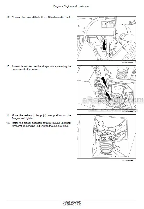 Photo 1 - Case 3240 3340 Patriot Tier 4B Final Service Manual Sprayer 47661569