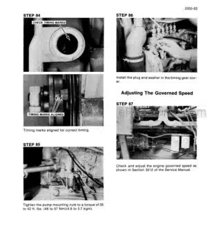 Photo 10 - Case 3394 3594 Service Manual Tractor 8-27440R0