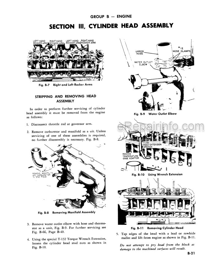Photo 1 - Case 350 500B 600B Service Manual Tractor 9-92281R0