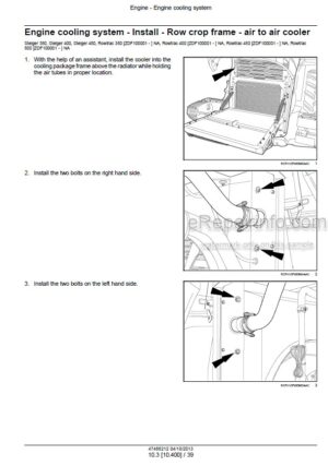 Photo 12 - Case 350 400 450 500 550 600 Rowtrac Steiger Quadtrac Tier 4 Service Manual Tractor 47488212