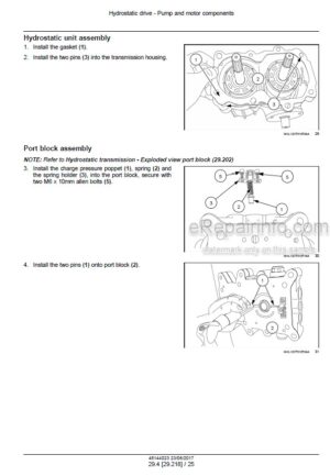 Photo 2 - Case 35C 40C Farmall Tier 4B Final Service Manual Compact Tractor 48144023