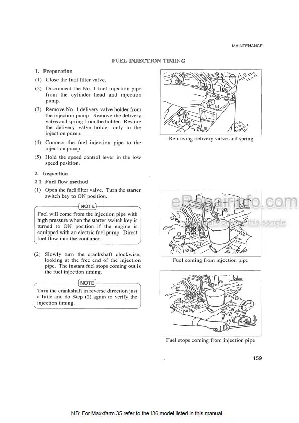 Photo 1 - Case 35 Maxxfarm Preliminary Service Manual Tractor 47673549