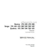 Photo 4 - Case 370 420 470 500 540 580 620 Rowtrac Steiger Quadtrac Service Manual Tractor 47924544