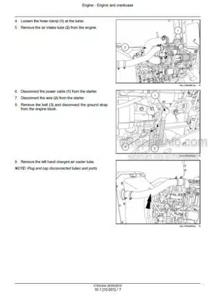 Photo 10 - Case 370 420 470 500 540 580 620 Rowtrac Steiger Quadtrac Service Manual Tractor 47924544