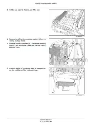 Photo 9 - Case 370 420 470 500 540 580 620 Rowtrac Steiger Quadtrac Tier 4B Final Service Manual Tractor 47680525