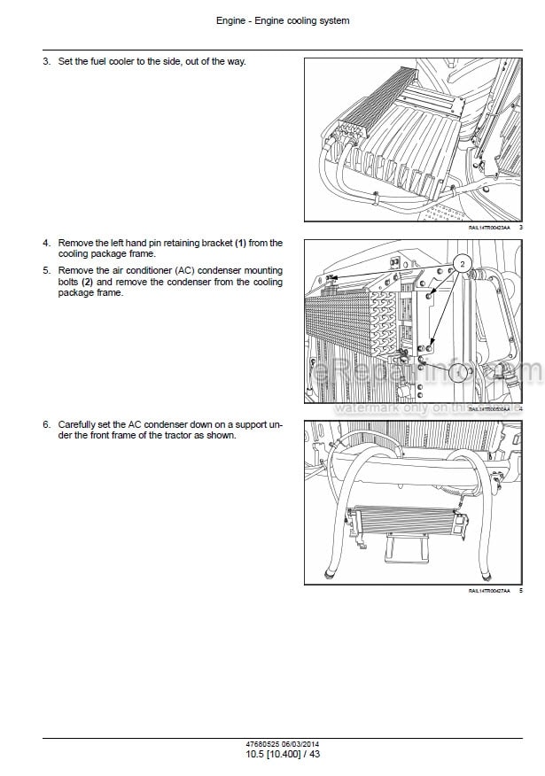 Photo 1 - Case 370 420 470 500 540 580 620 Rowtrac Steiger Quadtrac Tier 4B Final Service Manual Tractor 47680525