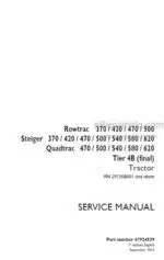 Photo 5 - Case 370 420 470 500 540 580 620 Rowtrac Steiger Quadtrac Tier 4B Final Service Manual Tractor 47924539