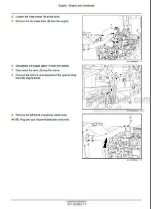 Photo 3 - Case 370 420 470 500 540 580 620 Rowtrac Steiger Quadtrac Tier 4B Final Service Manual Tractor 47924539