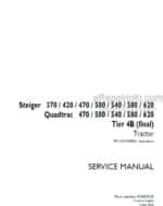 Photo 4 - Case 370 420 470 500 540 580 620 Steiger Quadtrack Tier 4B Final Service Manual Tractor 47680528