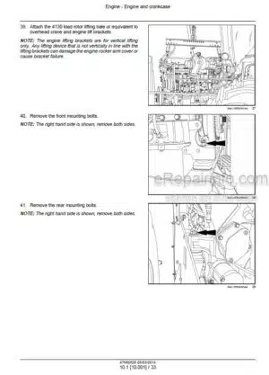 Photo 8 - Case 370 420 470 500 540 580 620 Steiger Quadtrack Tier 4B Final Service Manual Tractor 47680528