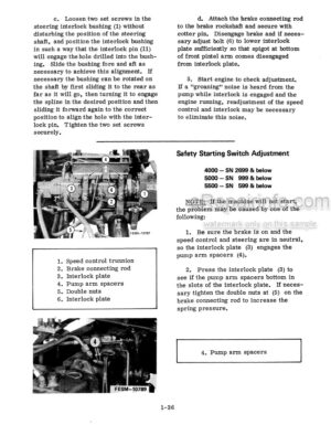 Photo 1 - Case 4000 5000 5500 Service Manual Chassis For Windrower GSS14722