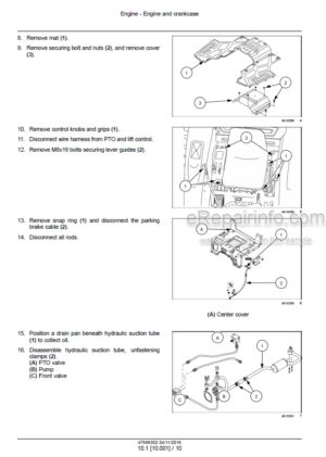 Photo 11 - Case 40B 50B Farmall Tier 3 Service Manual Compact Tractor 47698302