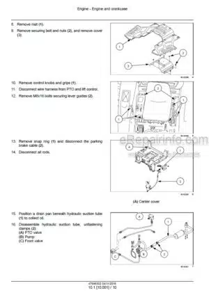 Photo 9 - Case 85C 95C 105C Service Manual Tractor 47531618