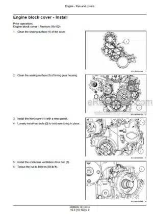 Photo 7 - Case 300 300B 400B Service Manual Tractor 9-92002R0